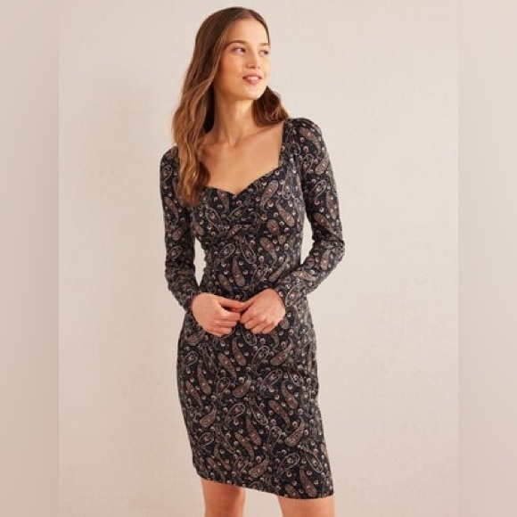 Boden Dresses & Skirts - Boden Sweetheart Jersey Mini Dress Size 8 Long NWT